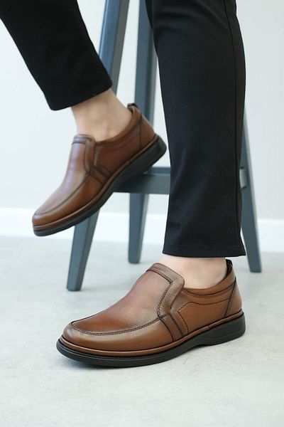 FAST STEP Ανδρικά παπούτσια casual από γνήσιο δέρμα ορθοπεδικά 662ma209