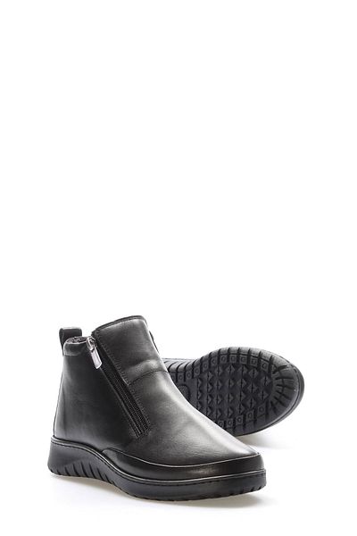 FAST STEP Cizme de damă din piele naturală cu toc scurt 972SZA7560