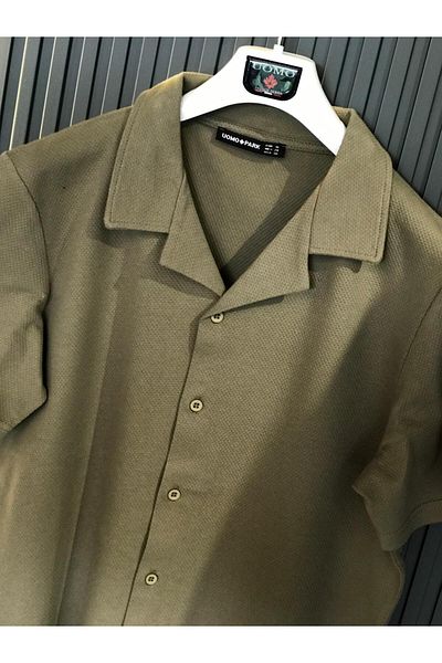 UOMOPARK 2640 Ottoman Comfort Fit Relaxed Cut Collared Shirt