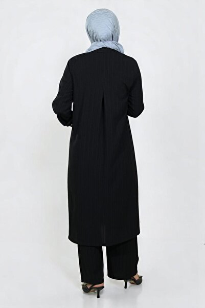 Missvalle Μαύρο διπλό κοστούμι με κουμπιά 19179