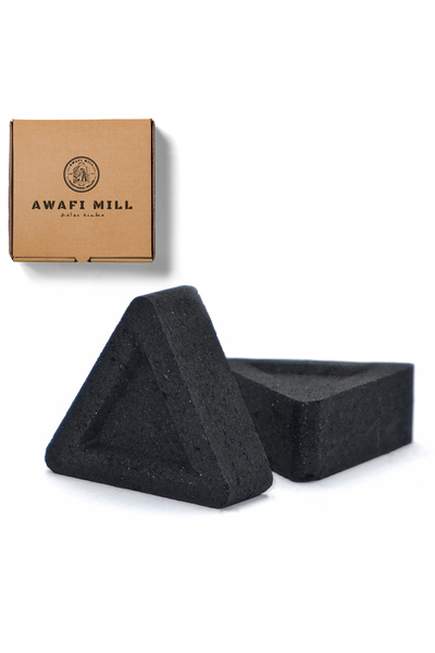 AWAFI MILL مبخرة فحم مثلثة الشكل - عبوة من ٢٠ قطعة