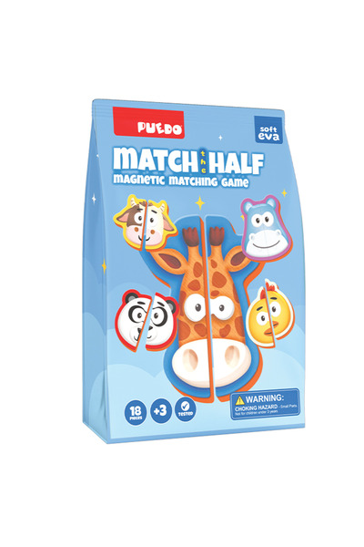 PUEDO Manyetik Eşleştirme Oyunu - Match The Half