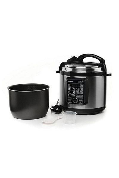 PALSON Balson 12L Pressure Cooker 1800W, Stainless Steel, Touch Button Timer and Function Selection