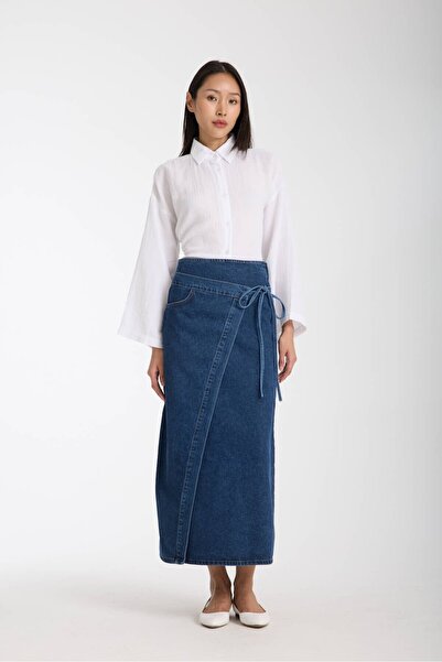 DeMim Lilya Koyu Kot Etek