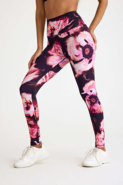 Pulsar Push up Leggings Pink Print