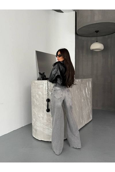 DENİKK TENDINȚA DESIGN ICONIC PANTALONI BAGGY JEAN DENIM