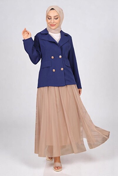 Missvalle Μπουφάν και φούστα από τούλι κοστούμι Indigo 19151