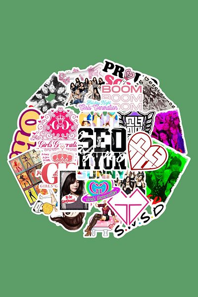dadi ramba Snsd Girls' Generation Sticker Pack -Bullet Journal- Agenda -Laptop Label Sticker