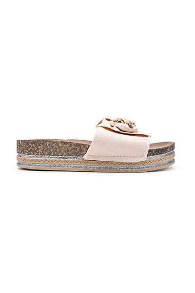 Tmall Women's Casual Slippers, Made Of Eco-leather, Sa36, Beige