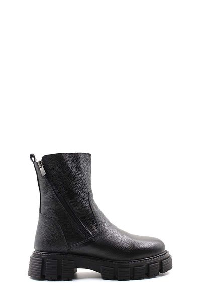FAST STEP Genuine Leather & Fur Women's Classic Boots 710Kza6002