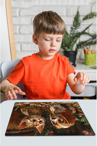 kutuTR Wooden Puzzle 30X40 cm Size 120 Pieces M9