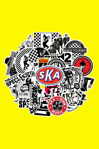 dadi ramba Ska Music Sticker Pack -Bullet Journal- Agenda -Laptop Sticker Decal