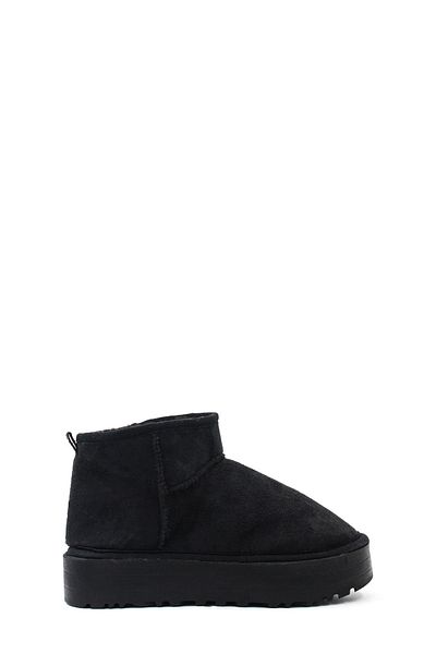 FAST STEP Women's Short Size Winter Lightweight Fur Lined Model Thick Sole Boots 947Sza1000