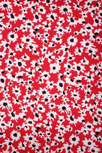 zepkids Crew Neck Zero Sleeve Floral Patterned Layered Hat Accessory Black Red Color Girl's Dress