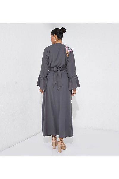 Rosette Abaya Gray Mix-Mitifs