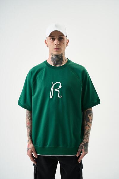 Respire Ανδρικό R Κεντημένο Oversize T-Shirt Nefti