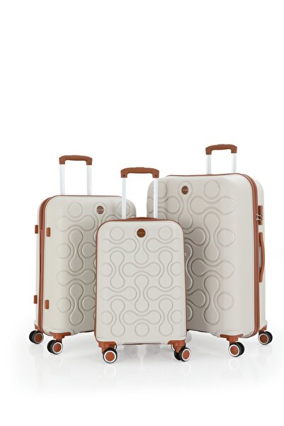 MÇS Mçs 376 Polipropilen Kırılmaz 3’lü Üçlü Valiz Seti