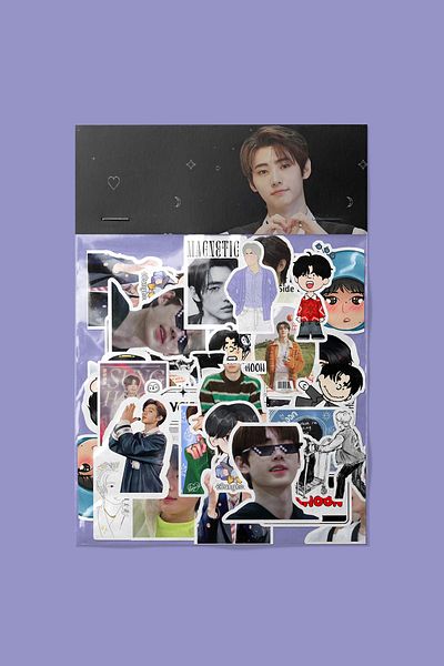dadi ramba Sunghoon Enhypen Sticker Pack -Bullet Journal- Agenda -Laptop Sticker Decal