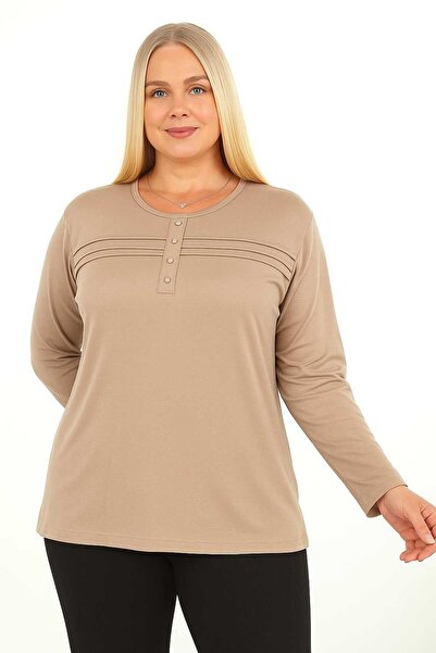 ÖZNUR GÖZÜBEK Kadın Giyim uzun kollu viskon pamuklu anne penyesi anneler günü...