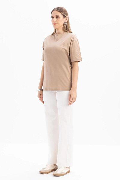 ALLDAY Short Sleeve Embroidery Detailed Women's T-Shirt S16032A0