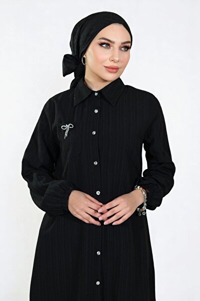 Missvalle Λεπτομερές κοστούμι καρφίτσας με κουμπιά Μαύρο 19178