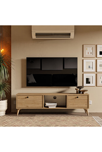 Mezza 1216 Sıena 138 CM Tv Ünitesi Sepet Renk