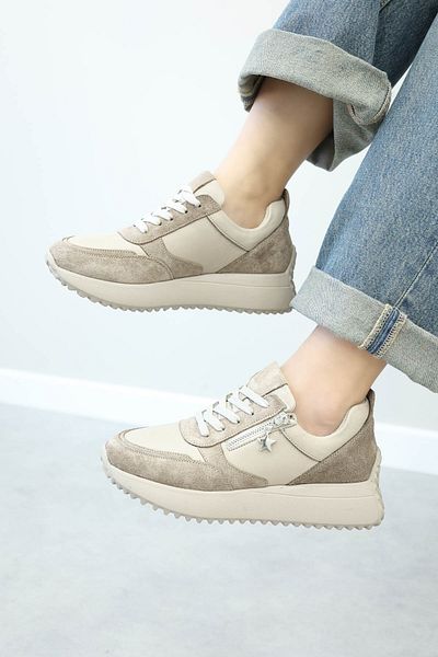 FAST STEP Γυναικεία παπούτσια casual από γνήσιο δέρμα 136ZA904-3