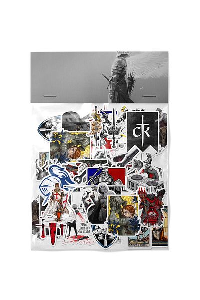 dadi ramba Knight Sticker Pack -Bullet Journal- Agenda -Laptop Sticker Decal