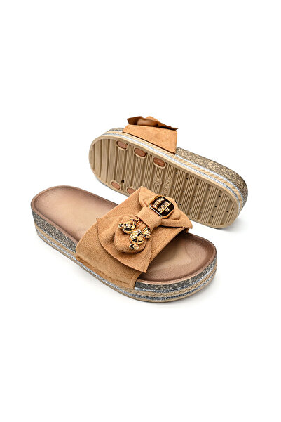 Tmall Women's Casual Slippers, Made Of Eco-leather, Sa36, Brown