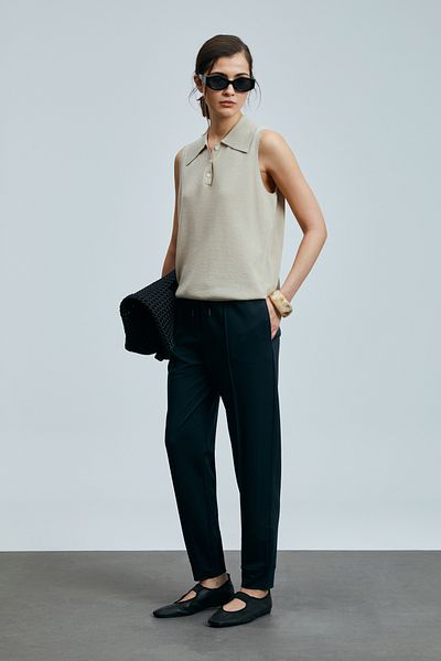 Lufian Porto Women's Trousers Navy Blue