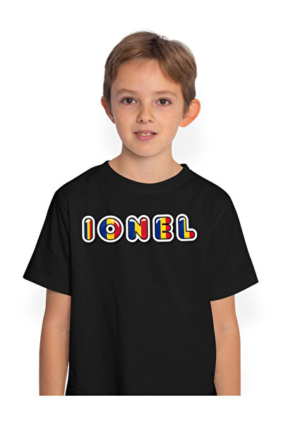 StoryGift Romania Tricou Copii Baieti Cu Numele Ionel, Romania, Suporter, Ste...