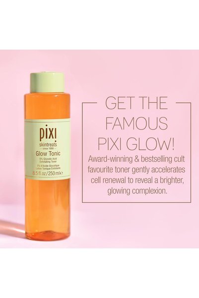 pixi Pixi Glow Tonic Balancing Face Toner Glycolic Acid Toner (8.45 fl oz/250 ml Toner)