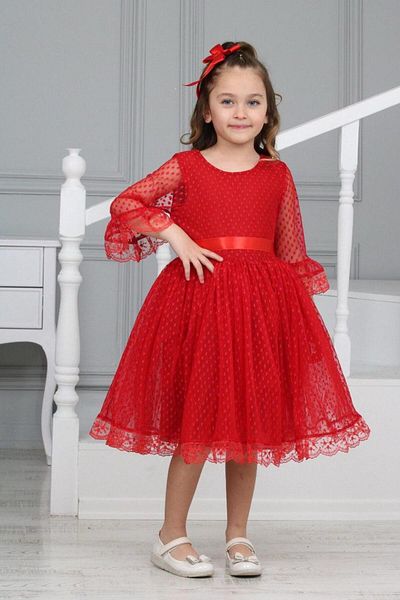 Terry Guipure Lace Graduation Dress