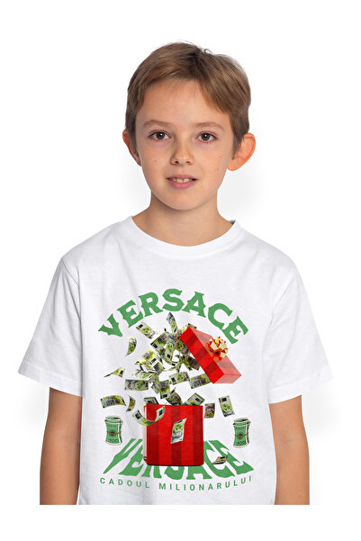 StoryGift Romania Boys' _Versace_ T-Shirt - Millionaire's Gift 100% Cotton, U...