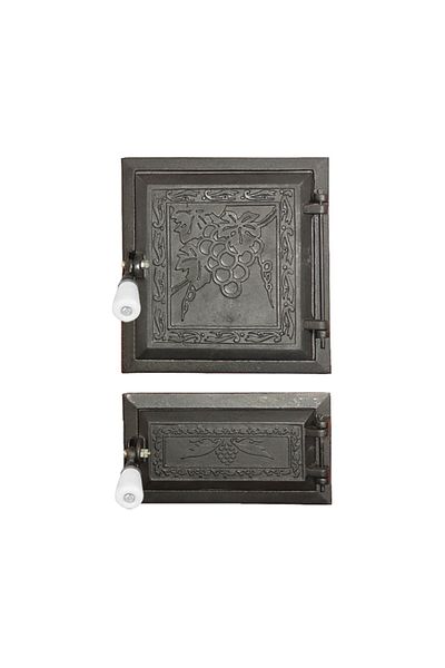 flores Door for stove and ashtray, STRUGURE model, black