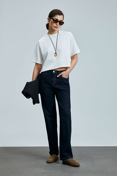 Lufian Herme Women's Cotton T-Shirt Off-White