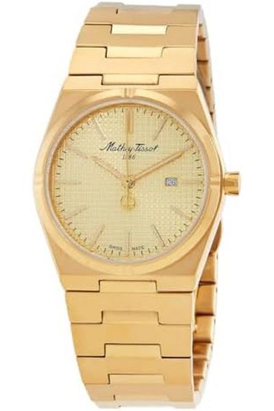 Mathey-Tissot Quartz Gold Dial Ladies Watch D117PDI