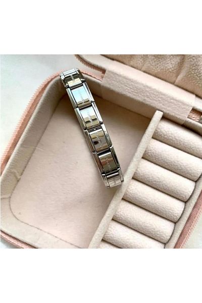 biralışveriş Italian Nomination Charm Written Unisex Steel Bracelet