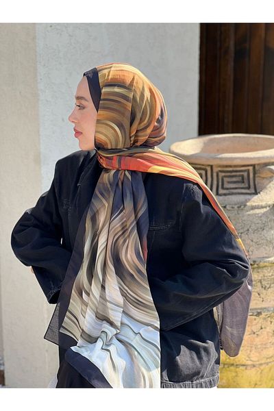 Modakaşmir Σάλι Lina με σχέδιο Mernus