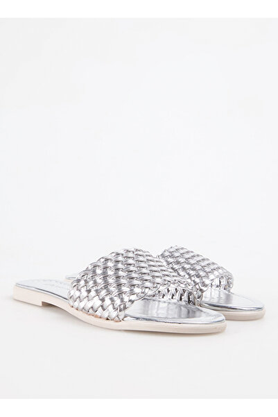 F By Fabrika Gümüş Kadın Terlik NENSI