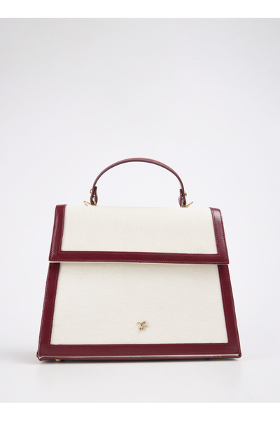 Fabrika Bej Kadın El Çantası KETEN-HONOR