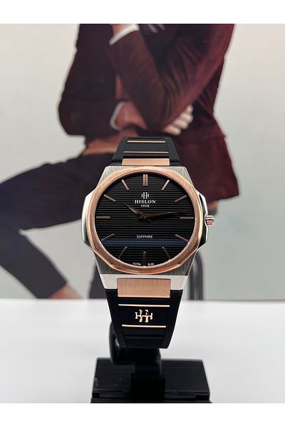 Hislon Ultra Slim Men's Wristwatch 3 Atm Waterproof with 3 Years Warranty