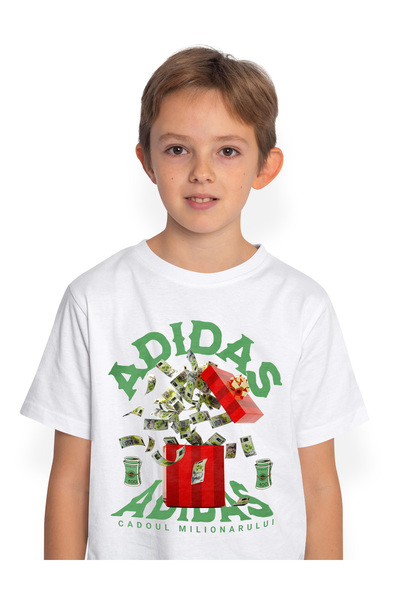 StoryGift Romania Boys' Kids' T-Shirt _Adidas_ - Millionaire's Gift 100% Cott...