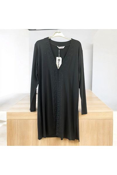 Pelikan Black Mother Stylish Evening Dress Henna Wedding Tunic