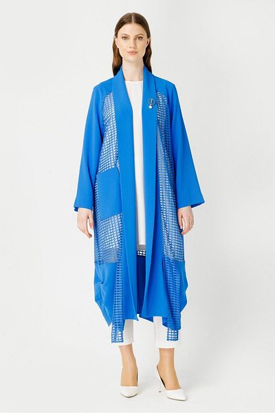 MÜSEMMA Plus Size Mesh Detail Suit