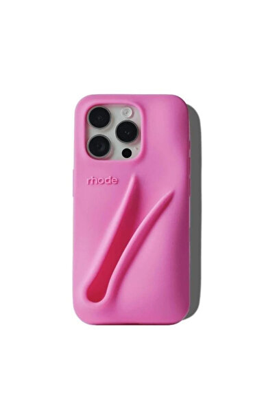 rhode رود هايلي بيبر كفر جوال حامل لمرطب الشفاه - شورت كيك ايفون 16 برو ماكس