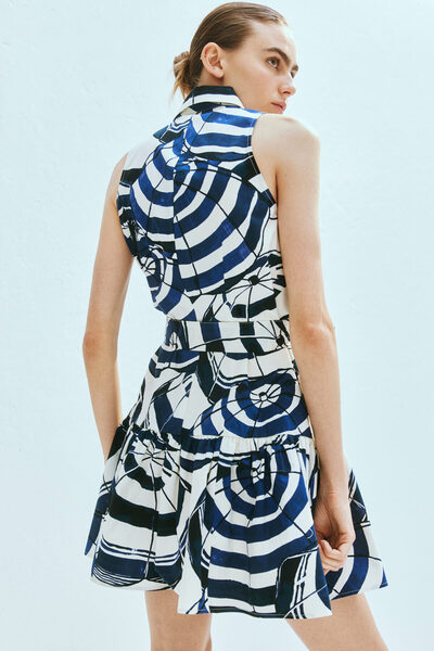 H&M Kuşaklı Gömlek Elbise