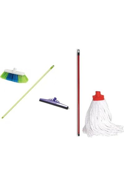 REDWOX Brush+Cekpas+Mop+2Pcs Handle Set