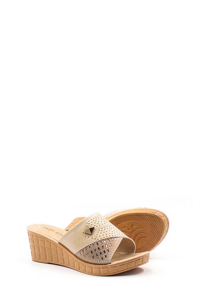 FAST STEP Γυναικείες Παντόφλες Wedge Heel 158za650