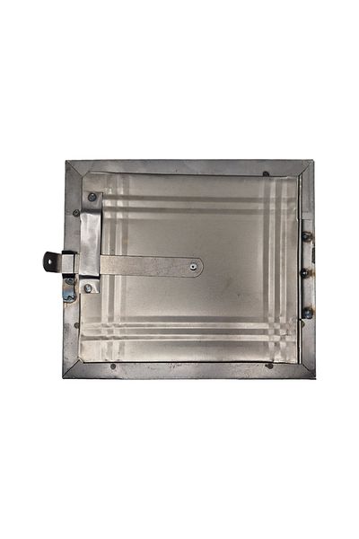 flores Stove door, made of sheet metal, 250 x 220 mm